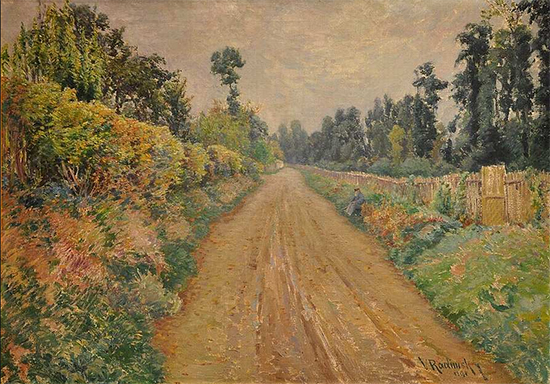 Road to Giverny, 1894, painting by Vaclav Radimsky