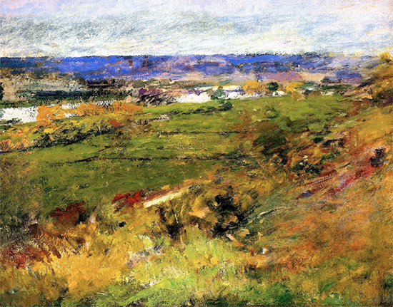 Study for Valley of the Seine from the Giverny Heights, 1892, painting by Theodore Robinson