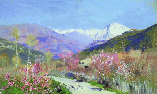 Spring in Italy, 1890, Isaac Levitan