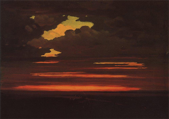 Oil Painting of Clouds, ca. 1905, Arkhip Kuindzhi