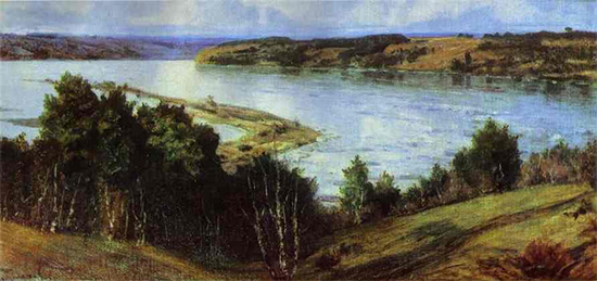A Painting of the River Oka 1918 Vasily Polenov