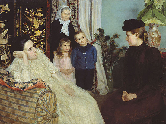 A Painting Titled Employing a Governess, Emily Shanks