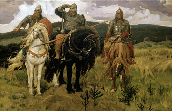 Three Bogatyrs, date unknown, Viktor Vasnetsov