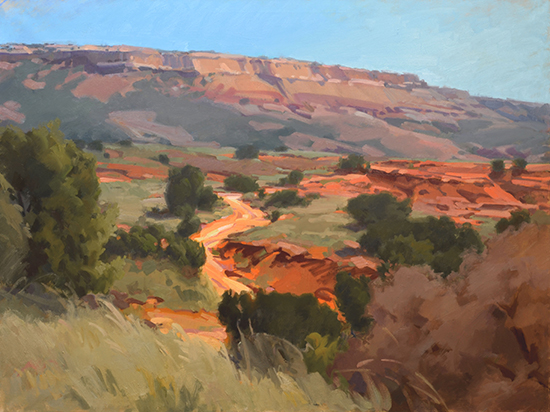 Colorful Palo Duro, Oil, © John Lasater