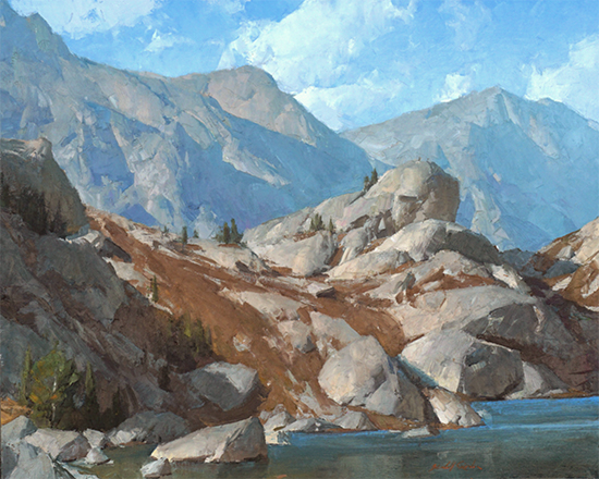 Wind River Forms, 24 x 30", Oil, © Kimball Geisler