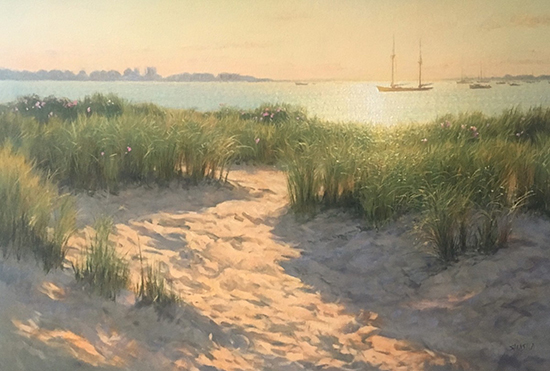 Coastal Shimmer, 24x36",  Oil, © Mark Shasha