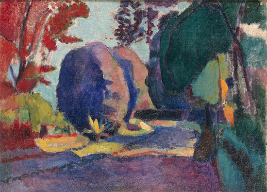 Luxembourg Gardens, 1901, Henri Matisse