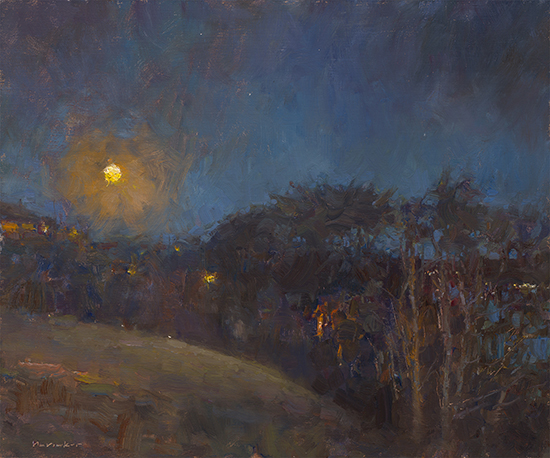 Trinidad Nocturne II, 20 x 24", Oil, © Jim McVicker