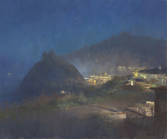 Trinidad Nocturne, 20 x 24", Oil, © Jim McVicker