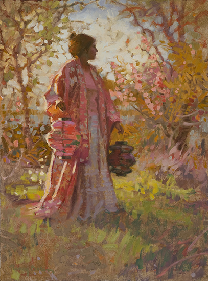 Spring Pink, 24 x 18", Oil, © Nancy Boren