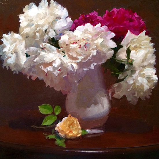 Floral Still Life Oil Painting © Dennis Perrin