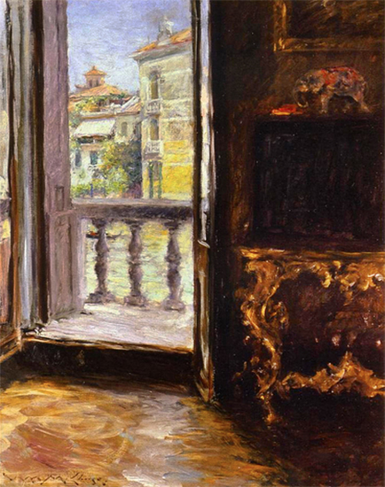 A Venetian Balcony, 1913, William Merritt Chase