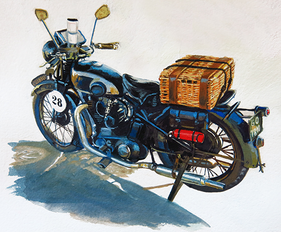 Casein Painting by John Hulsey and Ann Trusty