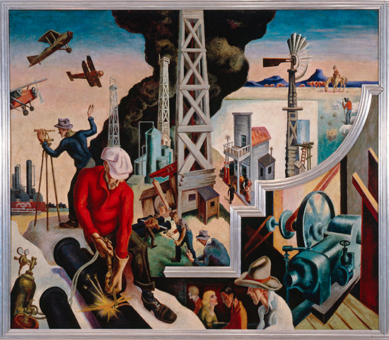 Changing West by Thomas Hart Benton