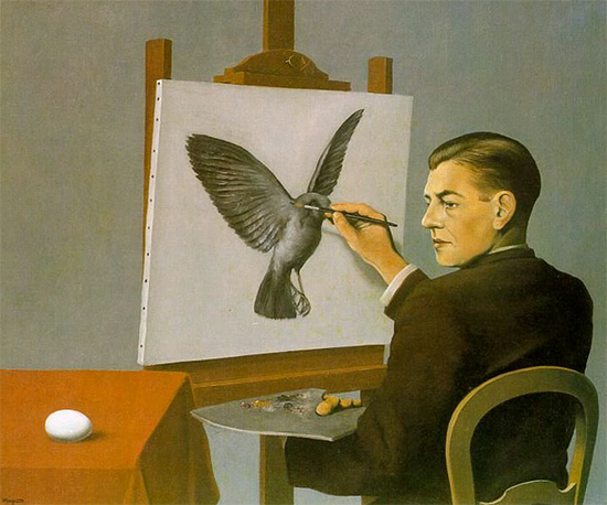 Painting by Renee Magritte used under fair use