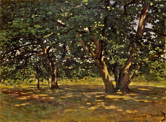 Fountainbleau Forest by Claude Monet