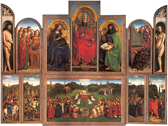 The Ghent Altarpiece by Jan and Hubert van Eyck