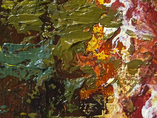 Detail from a Palette Knife Painting © J. Hulsey