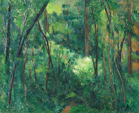Interior of a Forest, 1880-90, Paul Cezanne