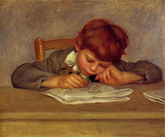 Jean Drawing, ca. 1901, Pierre Auguste Renoir