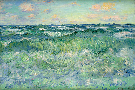 Marine, Pourville, 1881, Claude Monet