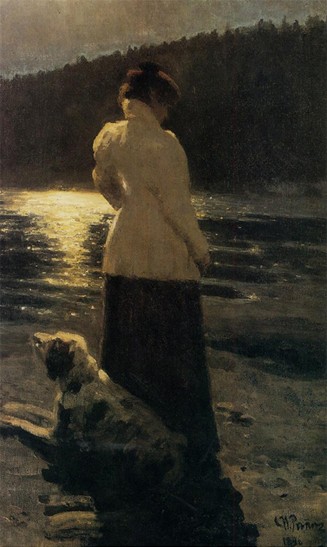 Moonlight, 1896, Ilya Repin