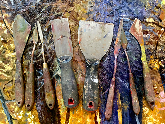 Painting Knives © J. Hulsey