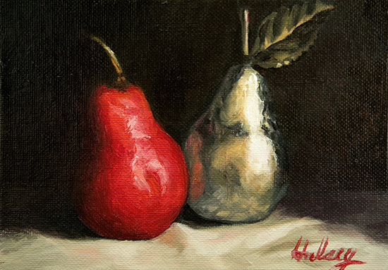 Pears in Repose oil by John Hulsey