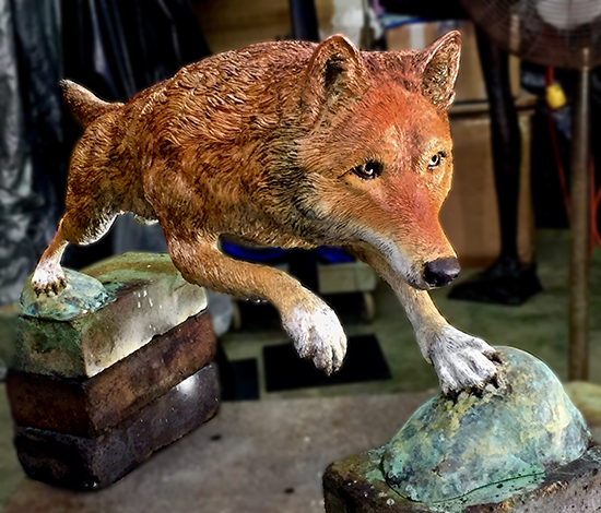 Red Wolf Bronze © J. Hulsey