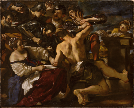 Samson Captured by the Philistines by Guercino