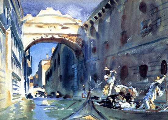 The Bridge of Sighs, ca. 1905-08, John Singer Sargent