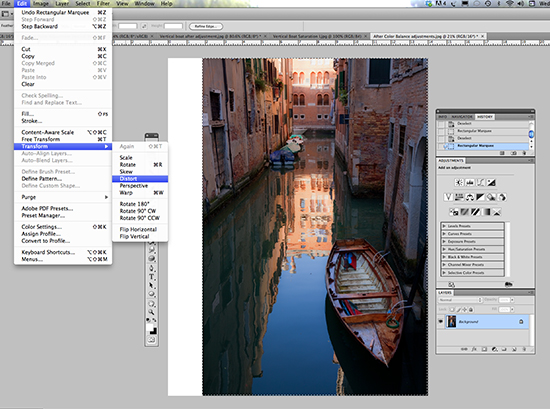 screen shot of photoshop editor window