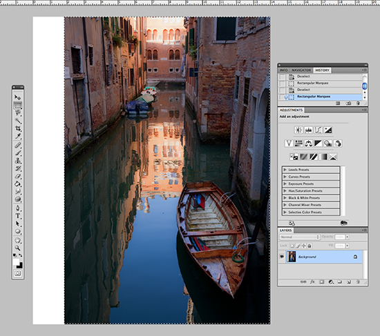 screen shot of photoshop editor window