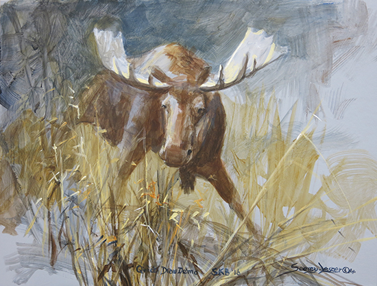 John Seerey-Lester's Finished Painting for the Quick Draw