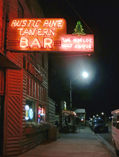 Photo of The Rustic Pine Bar in Dubois, WY, ©John Hulsey