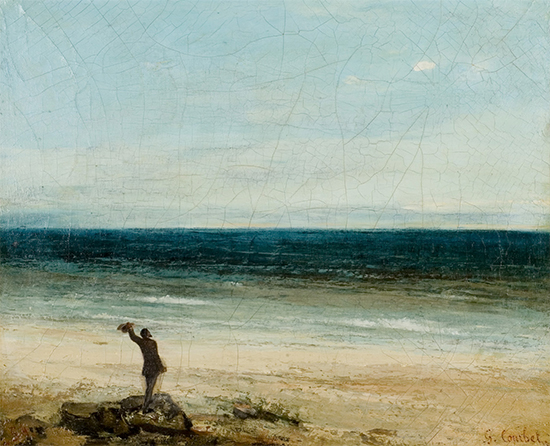 The Seaside at Palavas, 1854, Gustave Courbet The Seaside at Palavas, 1854, Gustave Courbet