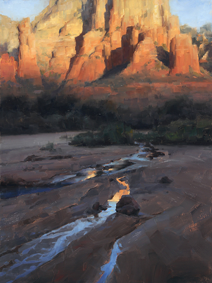 Sedona Light, 32 x 24", Oil, © David Santillanes