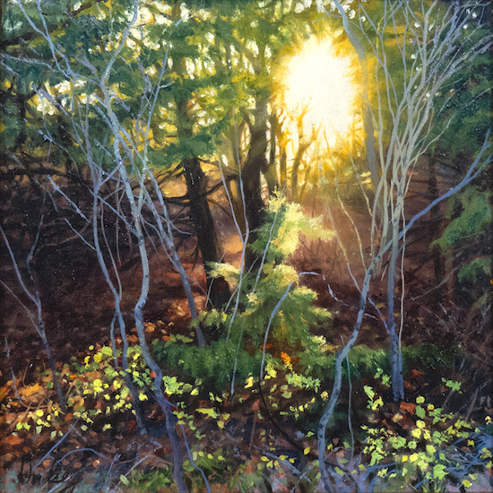 The Beginning, 36 x 36", Oil, © JM Hulsey