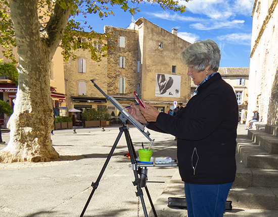 Student in Gordes, © A. Trusty