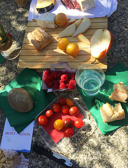 picnic at Mont Redon Winery, Provence.© J. Hulsey