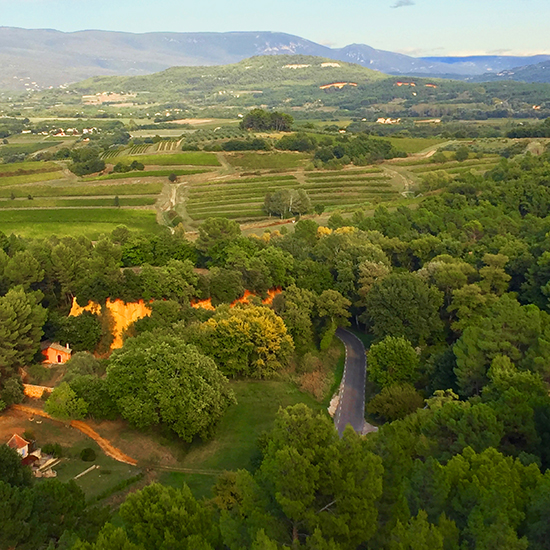 photo of the Luberon, France. © J. Hulsey