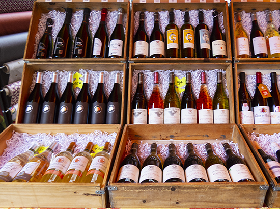 photo of wine bottles