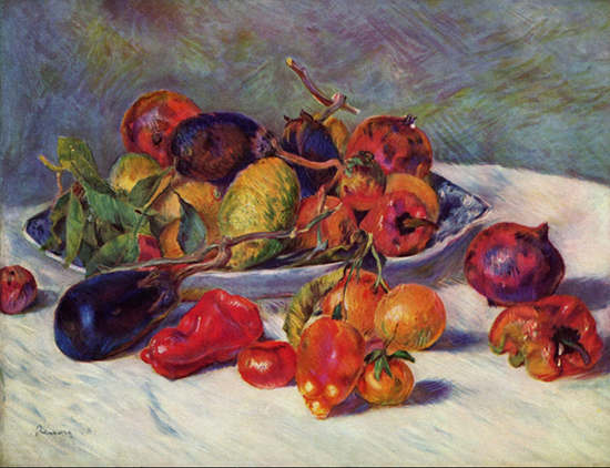 oil painting of fruit 