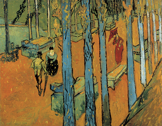 Les Alyscamps, 1888, Vincent van Gogh