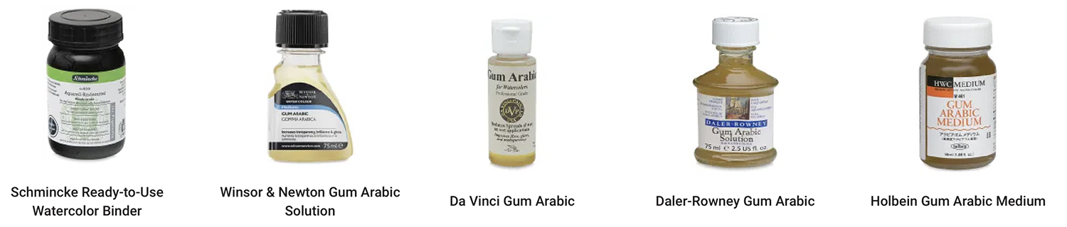 Examples of Gum Arabic Products