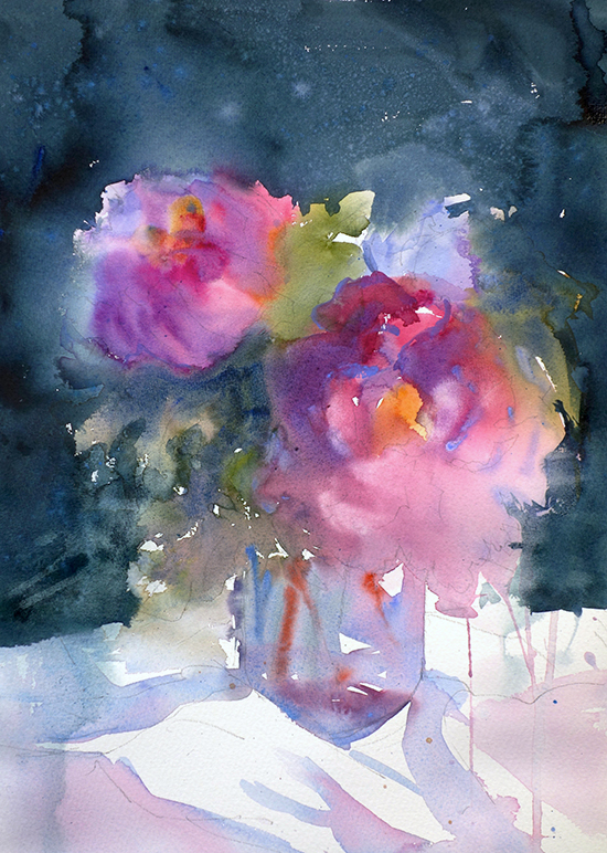 Watercolor by Sarah Yeoman